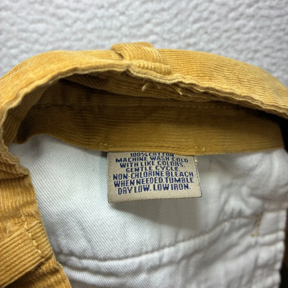 Bills Khakis Corduroy Pants Men 36x32 Brown Pleated Vintage USA Classic Preppy - Picture 5 of 9
